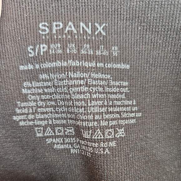Spanx Black Pull On Stretchable Casual Comfort Leggings Sz Small/Petite. - Picture 10 of 10